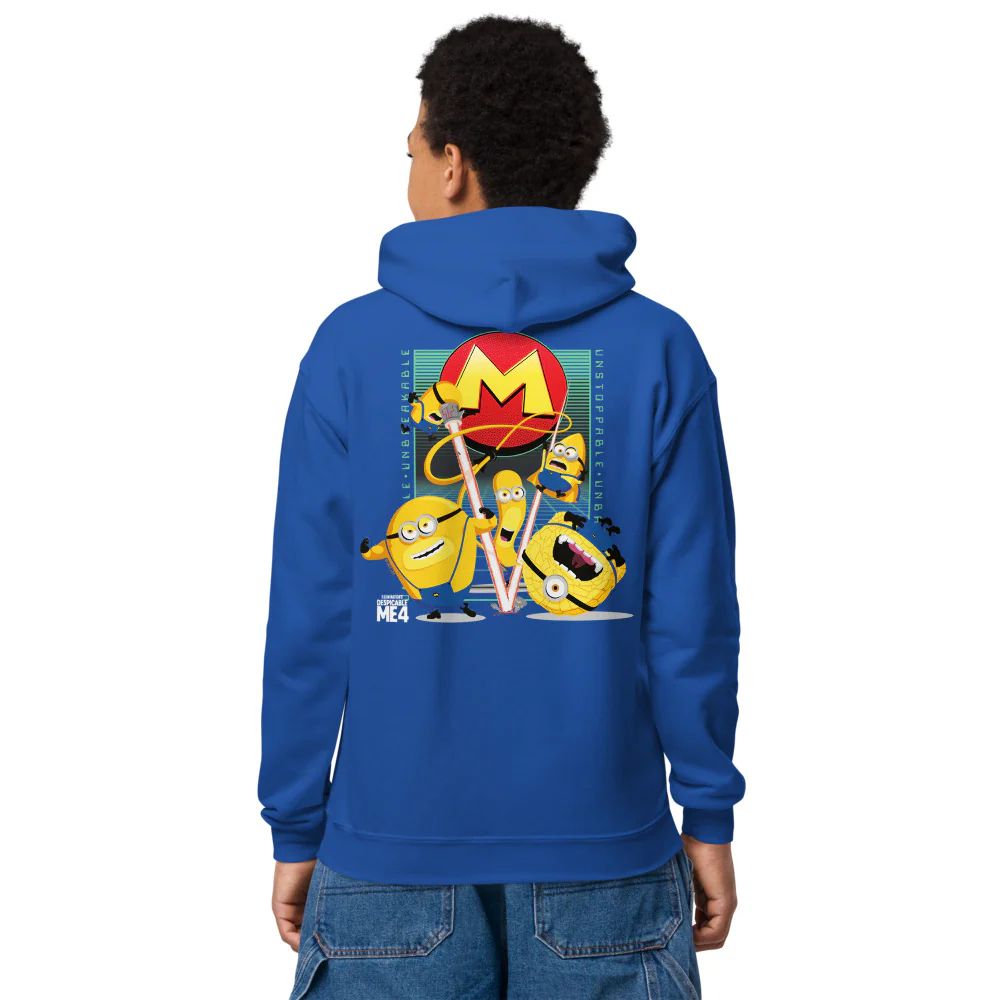 Despicable Me 4 Unstoppable Minion Kids Hoodie - Image 3