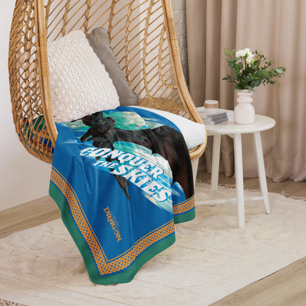 How to Train Your Dragon Conquer the Skies Premium Sherpa Blanket - Image 4