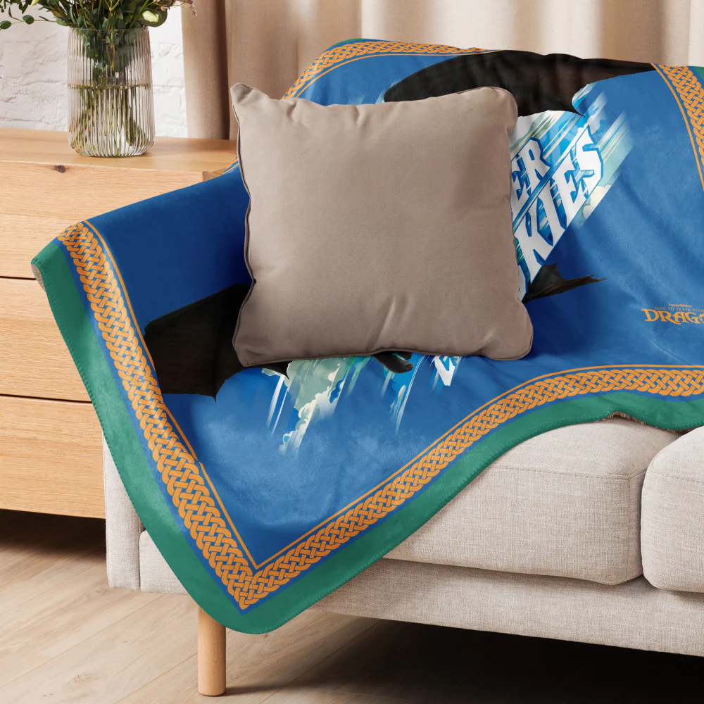 How to Train Your Dragon Conquer the Skies Premium Sherpa Blanket - Image 6
