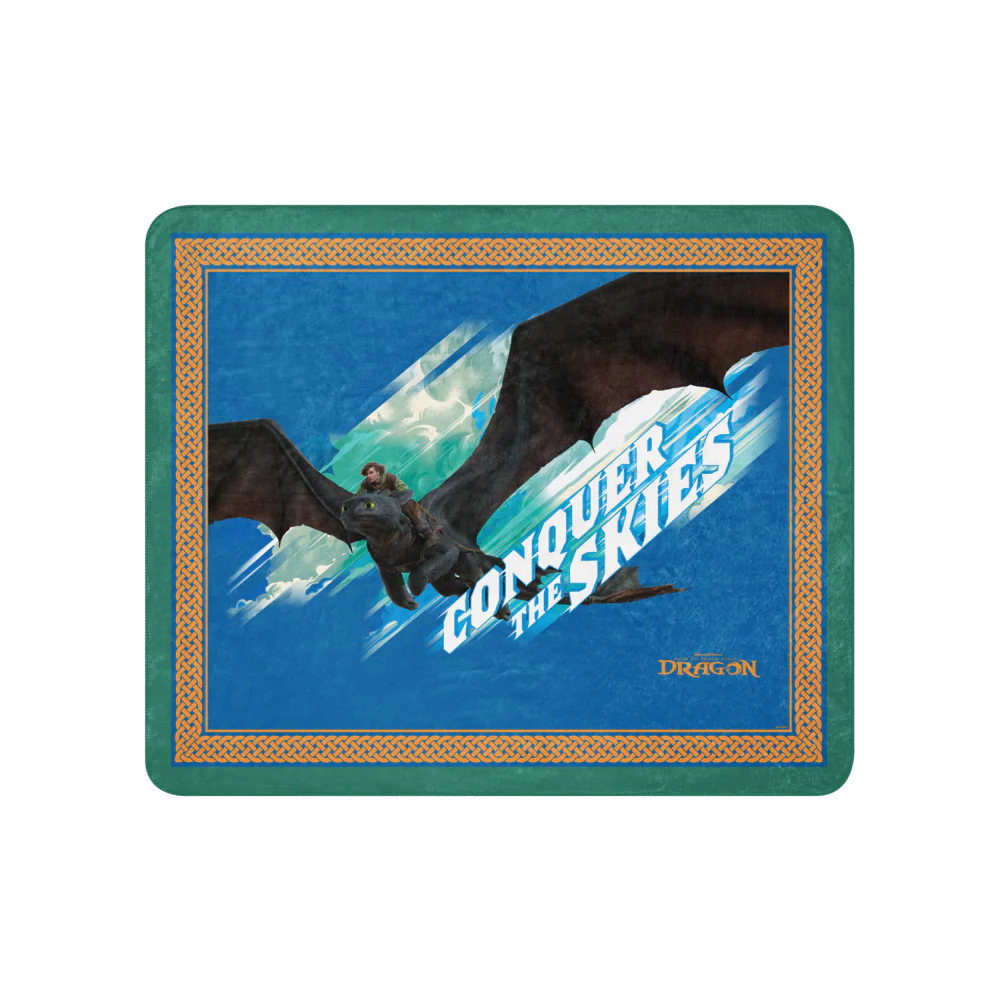 How to Train Your Dragon Conquer the Skies Premium Sherpa Blanket - Image 8