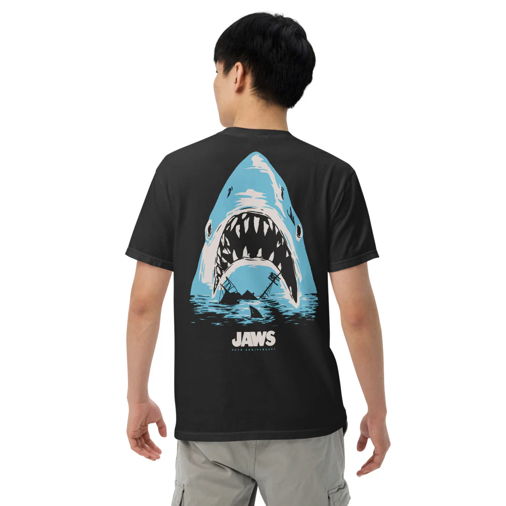 Jaws 50th Anniversary Jaws T-Shirt - Image 3