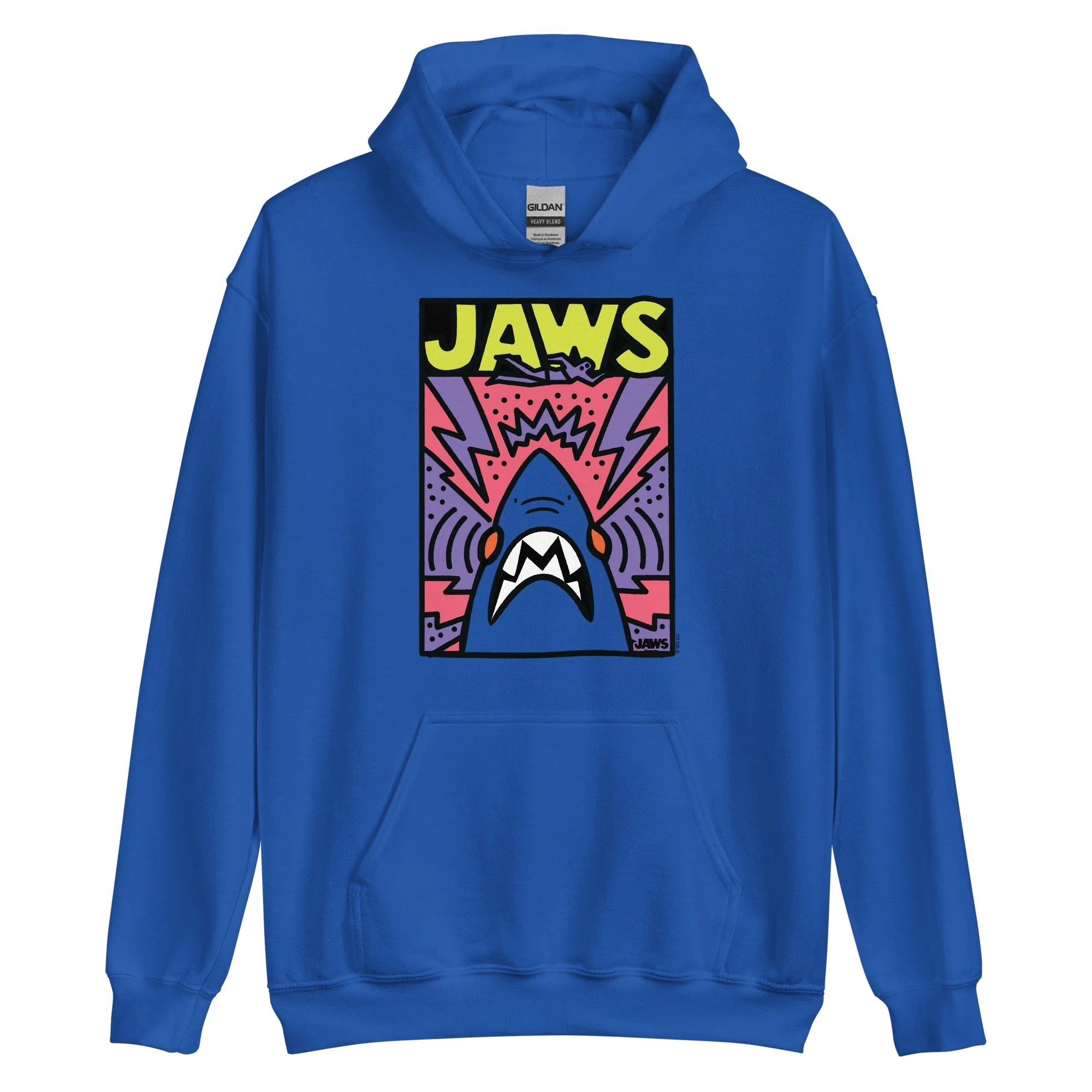Jaws Movie Poster Doodle Hoodie - Image 4