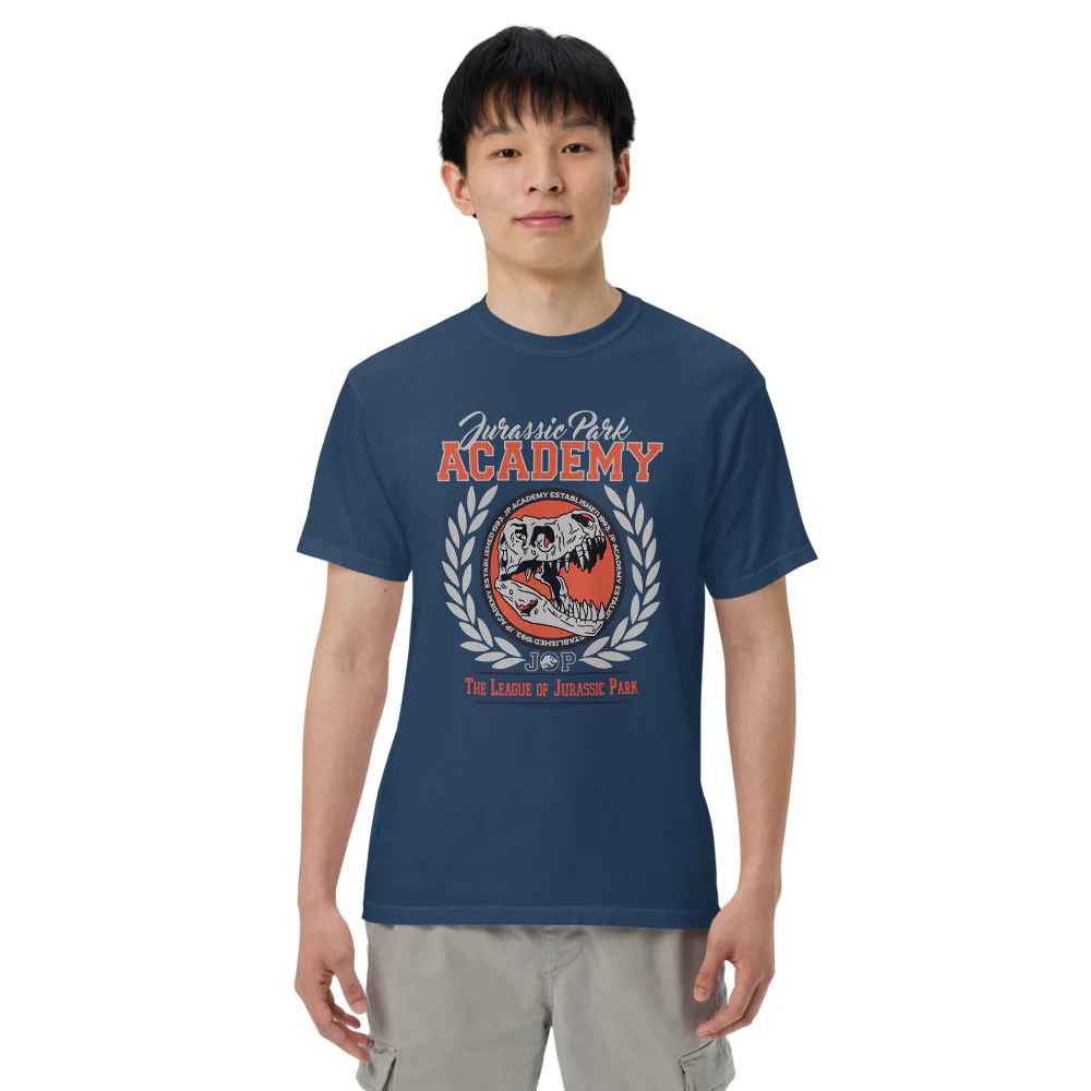 Jurassic Park Academy Comfort Colors T-Shirt - Image 3