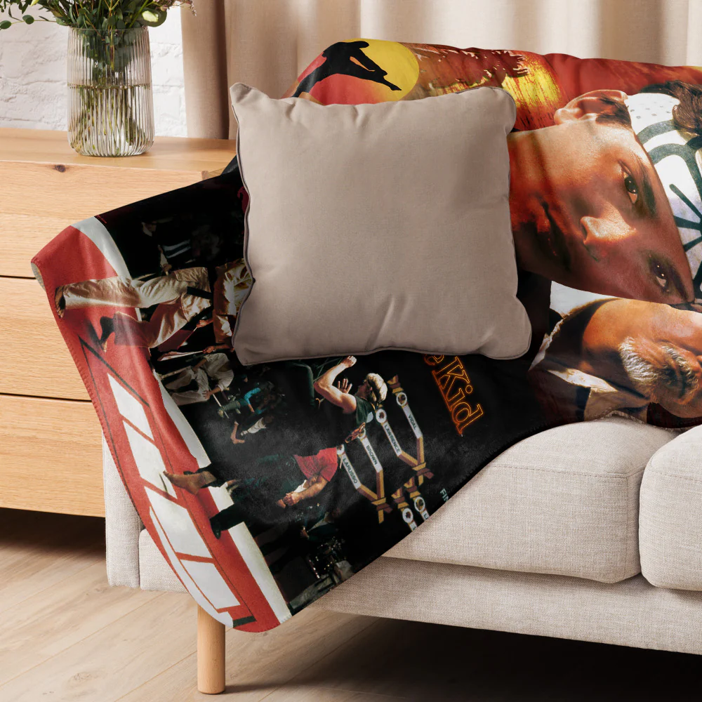 Karate Kid Keyart Sherpa Blanket - Image 4